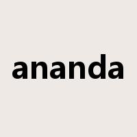 ananda是什么意思