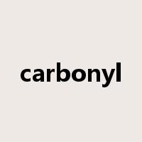 carbonyl是什么意思