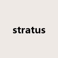 stratus是什么意思