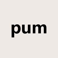pum是什么意思