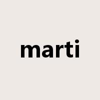 marti是什么意思