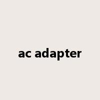 ac adapter是什么意思