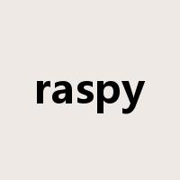 raspy是什么意思