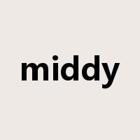 middy是什么意思