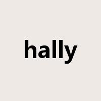 hally是什么意思