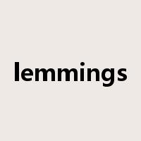 lemmings是什么意思