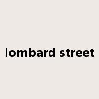lombard street是什么意思