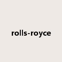 rolls-royce是什么意思