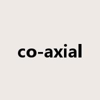 co-axial是什么意思