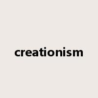 creationism是什么意思