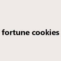 fortune cookies是什么意思