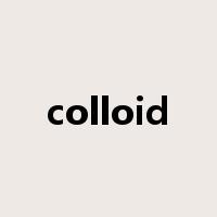colloid是什么意思