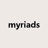 myriads是什么意思