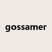 gossamer是什么意思