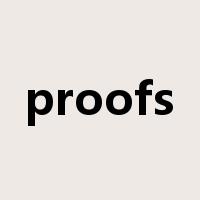 proofs是什么意思