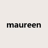 maureen是什么意思