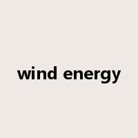 wind energy是什么意思
