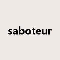 saboteur是什么意思