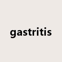 gastritis是什么意思
