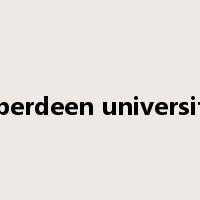 aberdeen university是什么意思