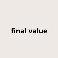 final value是什么意思