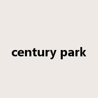 century park是什么意思