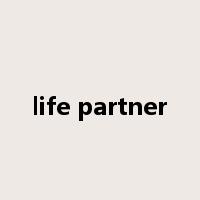 life partner是什么意思