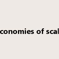 economies of scale是什么意思
