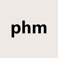 phm是什么意思