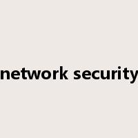 network security是什么意思