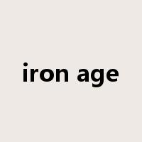 iron age是什么意思