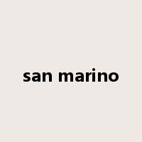 san marino是什么意思