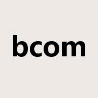 bcom是什么意思