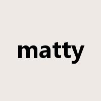 matty是什么意思
