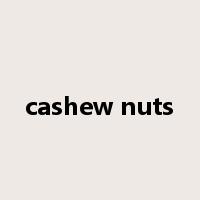 cashew nuts是什么意思