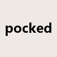 pocked是什么意思