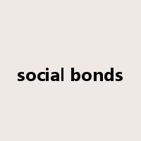 social bonds是什么意思