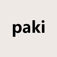 paki是什么意思