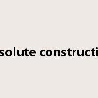 absolute construction是什么意思