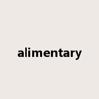 alimentary是什么意思