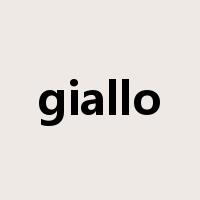 giallo是什么意思