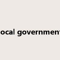 local government是什么意思