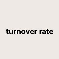 turnover rate是什么意思