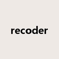 recoder是什么意思