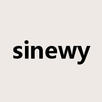 sinewy是什么意思