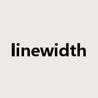 linewidth是什么意思