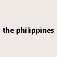 the philippines是什么意思