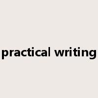 practical writing是什么意思