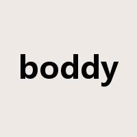 boddy是什么意思