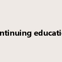continuing education是什么意思